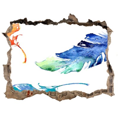 Sticker buco nel muro Oceano tropicale