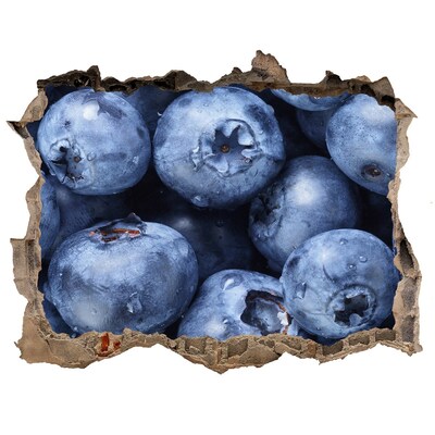 Sticker buco nel muro Bacche nel cemento