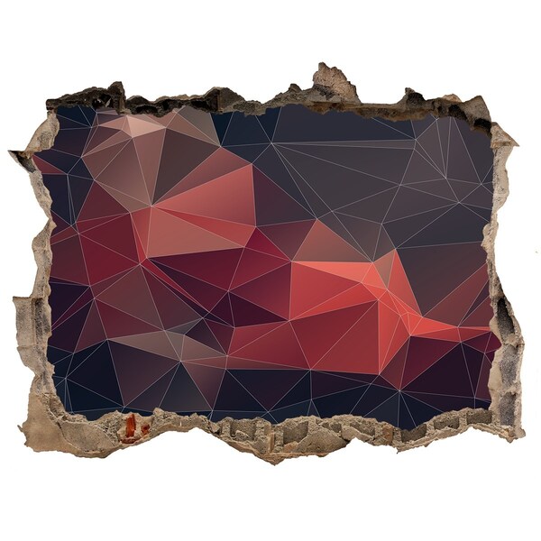 Adesivo buco nel muro Buco astratto nel muro