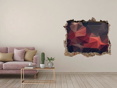 Adesivo buco nel muro Buco astratto nel muro