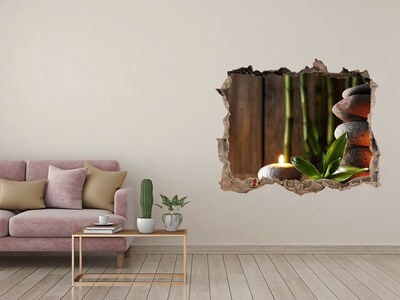 Finto buco nel muro 3D Un'oasi di pace