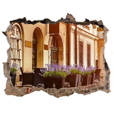 Adesivo buco nel muro Un angolo incantevole con la lavanda