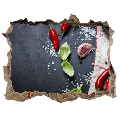 Finto buco nel muro 3D Una cucina ricca di sapore