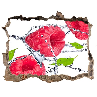 Finto buco nel muro 3D Cascata di lamponi