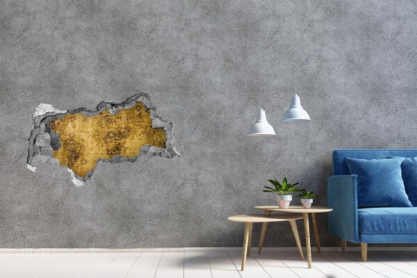 Sticker buco nel muro Antica mappa dell'Africa