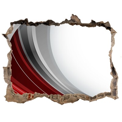 Sticker buco nel muro Un muro danneggiato con effetto profondità