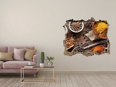 Finto buco nel muro 3D Spezie da cucina