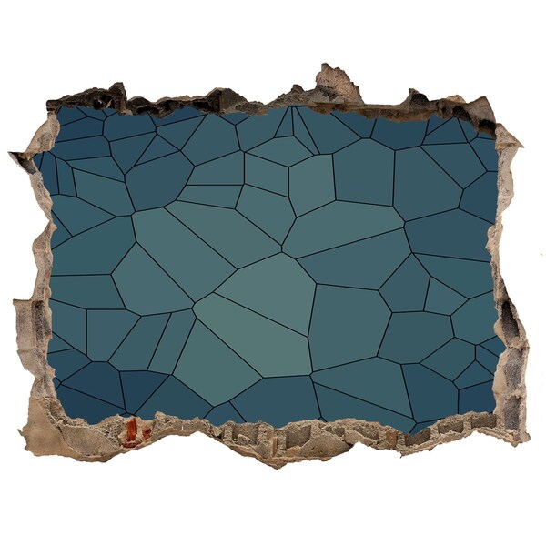 Finto buco nel muro 3D L'interno della grotta rocciosa