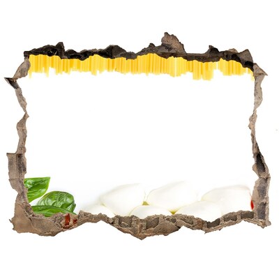 Adesivo buco nel muro Una festa italiana in un locale nascosto.