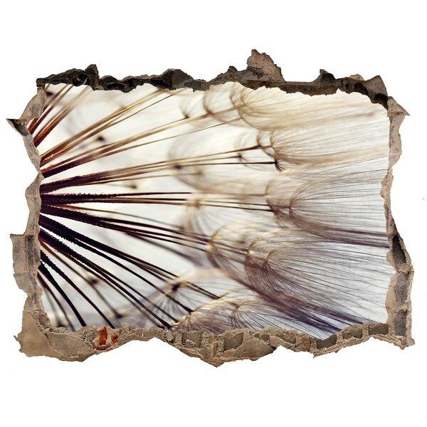 Adesivo buco nel muro Un sogno floreale in cemento