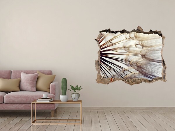 Adesivo buco nel muro Un sogno floreale in cemento