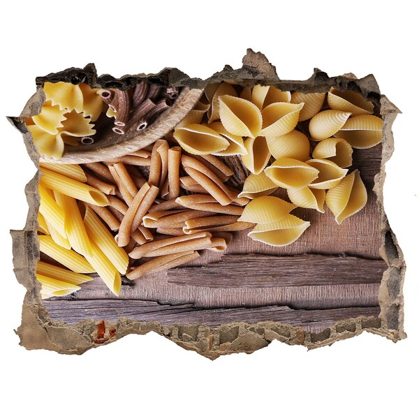 Sticker buco nel muro Pasta nel buco nel muro