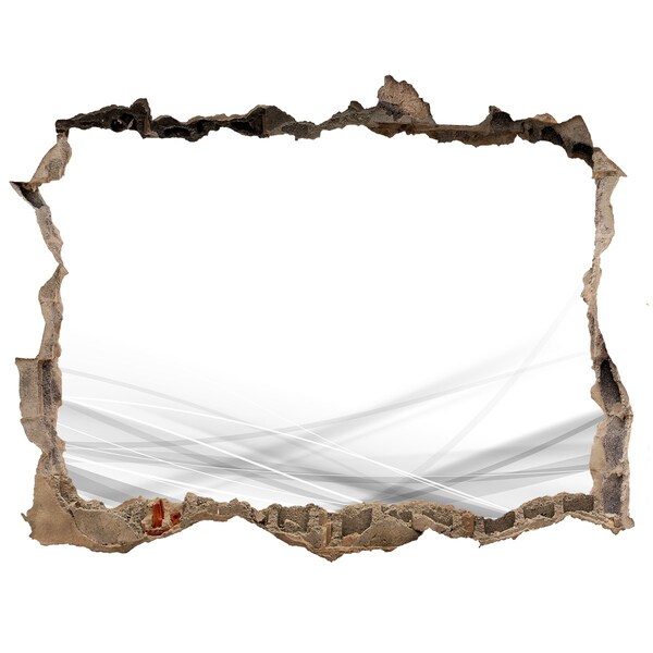 Adesivo buco nel muro Un muro in rovina che si affaccia sullo spazio