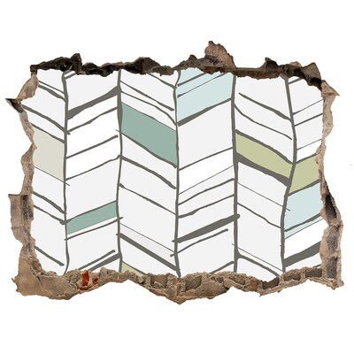 Sticker buco nel muro Interni in stile scandinavo