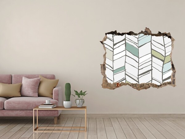 Sticker buco nel muro Interni in stile scandinavo