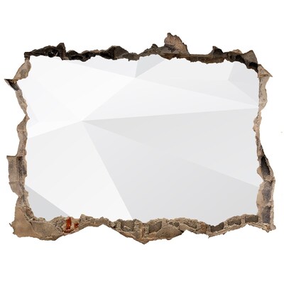 Adesivo buco nel muro Muro spezzato con riflesso di luce