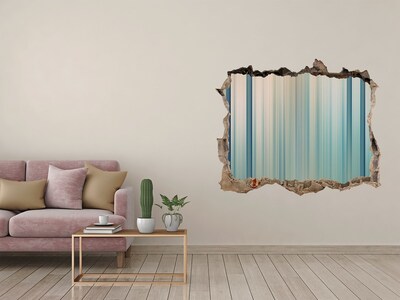 Adesivo buco nel muro L'illusione dello spazio aperto