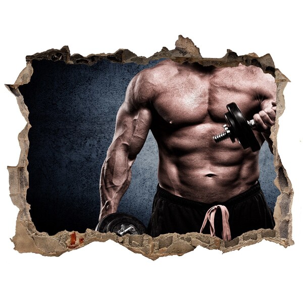 Sticker buco nel muro L'attuatore in azione