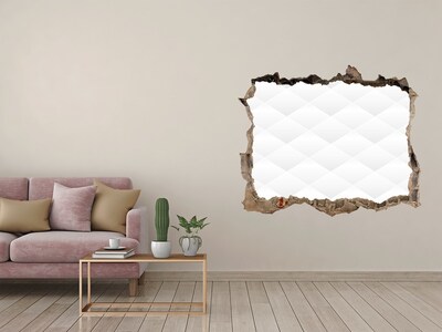 Adesivo buco nel muro Un muro crollato affacciato sul vuoto