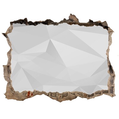 Finto buco nel muro 3D Muro spezzato con riflesso