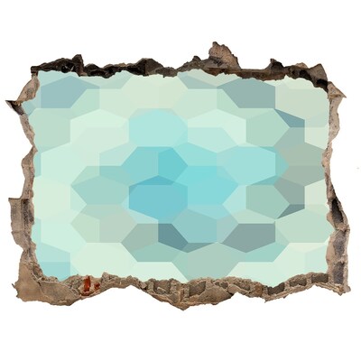 Finto buco nel muro 3D Riflessi dell'acqua nel cemento