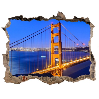 Finto buco nel muro 3D Golden Gate a San Francisco