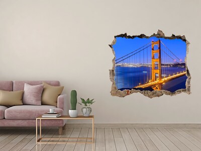 Finto buco nel muro 3D Golden Gate a San Francisco