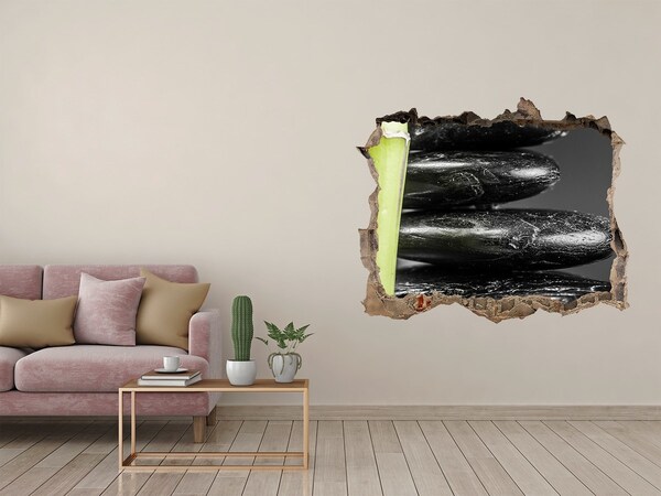 Finto buco nel muro 3D Pietre termali