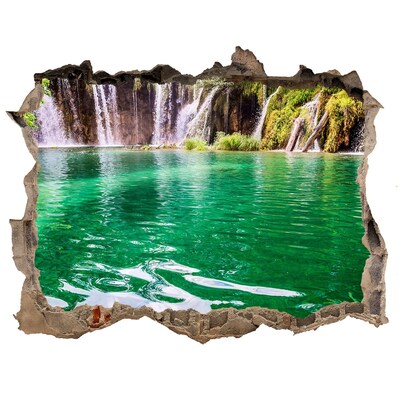Sticker buco nel muro Paradiso tropicale con cascata