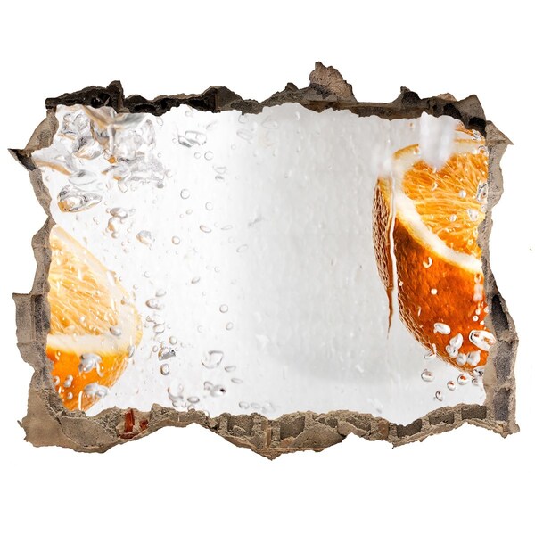 Adesivo buco nel muro Una rinfrescante vista di agrumi