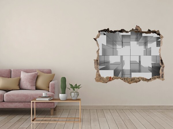 Finto buco nel muro 3D Spazio in cemento