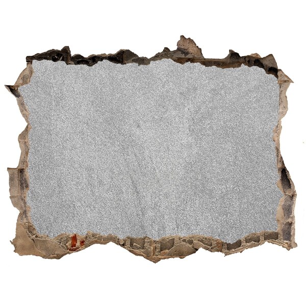 Adesivo buco nel muro Muro crepato con vista sul cemento