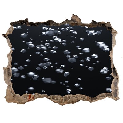 Adesivo buco nel muro Profondità cosmica