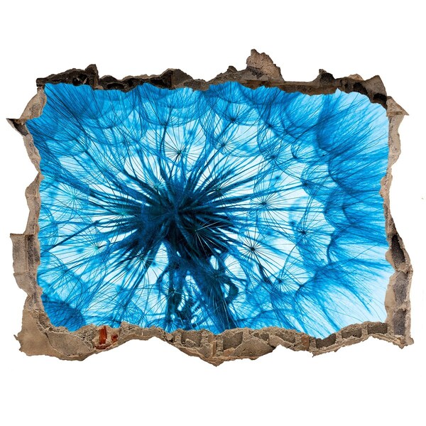 Adesivo buco nel muro Il mondo sottomarino nei toni del blu