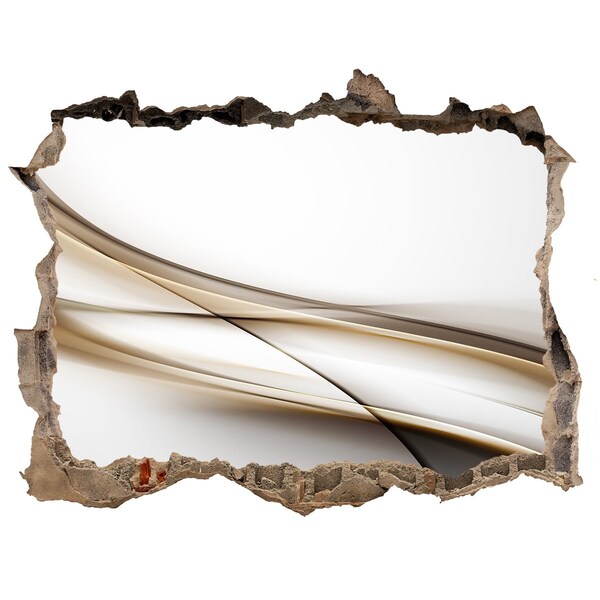 Sticker buco nel muro Spazio astratto dietro il muro