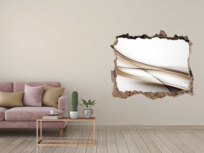 Sticker buco nel muro Spazio astratto dietro il muro