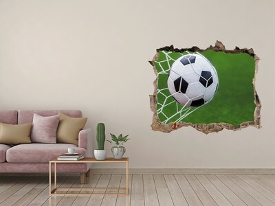 Sticker buco nel muro Un gol nel calcio