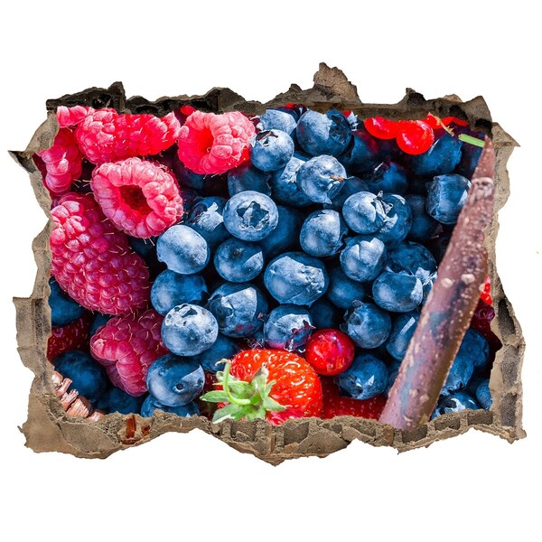 Sticker buco nel muro Fruity Hole in the Wall