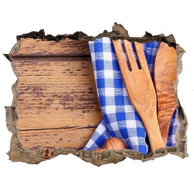 Adesivo buco nel muro Angolo culinario