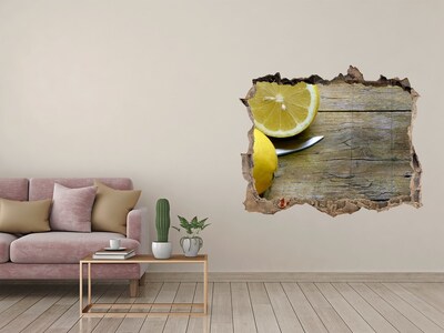 Adesivo buco nel muro Paradiso al limone