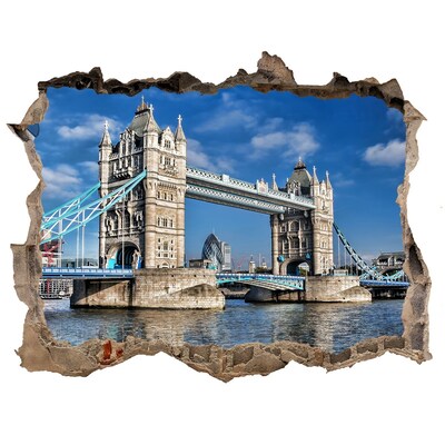 Finto buco nel muro 3D Tower Bridge a Londra