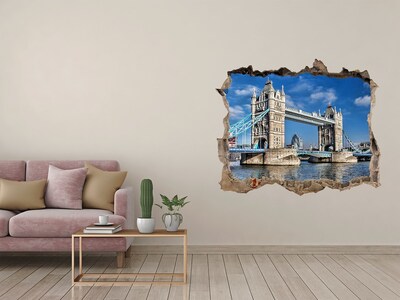 Finto buco nel muro 3D Tower Bridge a Londra