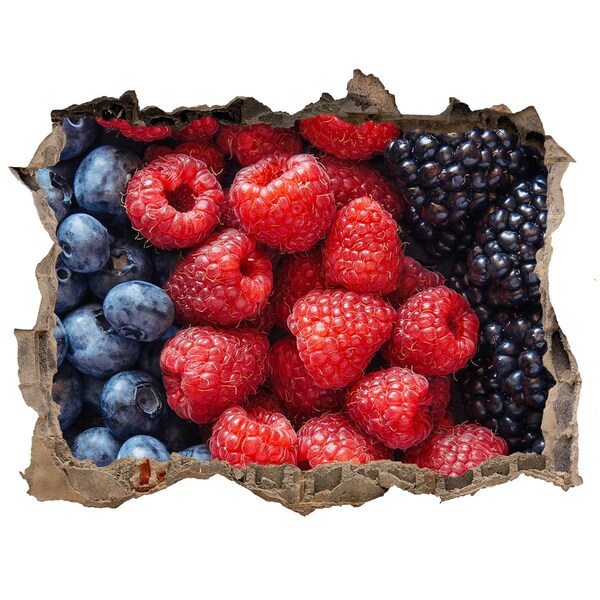 Sticker buco nel muro Paradiso della frutta nel muro