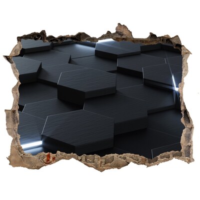 Adesivo buco nel muro Spazio moderno dietro le pareti