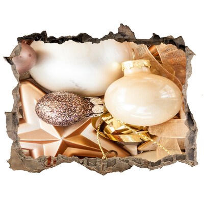 Adesivo buco nel muro Decorazioni natalizie Hole in the Wall