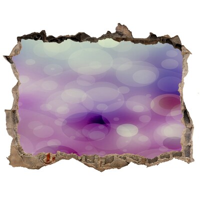 Adesivo buco nel muro Un buco colorato nel muro