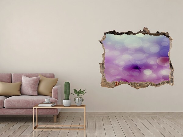 Adesivo buco nel muro Un buco colorato nel muro