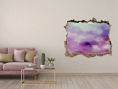 Adesivo buco nel muro Un buco colorato nel muro