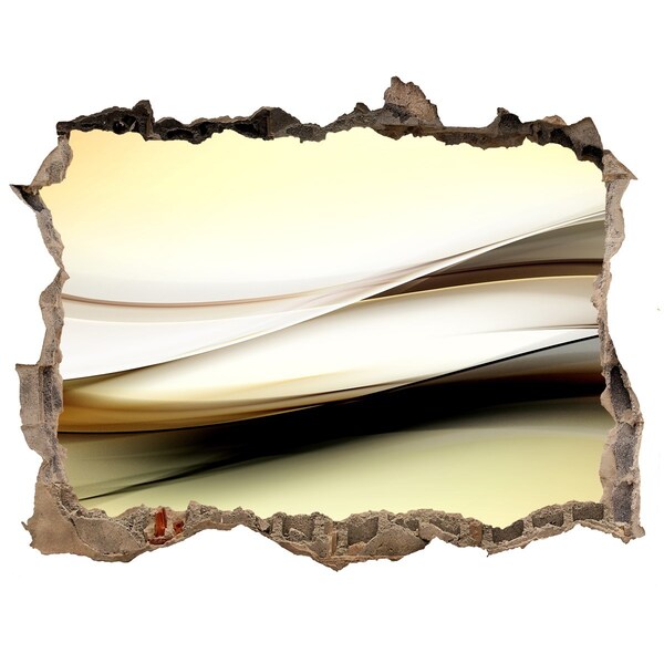 Adesivo buco nel muro Paesaggio astratto in un buco nel muro