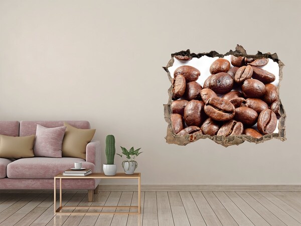 Finto buco nel muro 3D Caffè in un muro in rovina